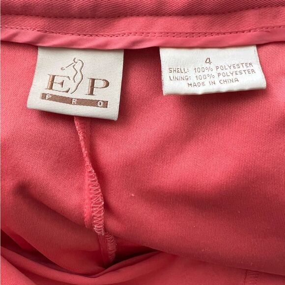 EP Pro Golf Skort Salmon Pink Size 4
pocket, Side Zipper, side slit. - Picture 12 of 15